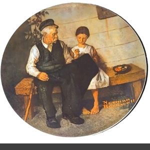 Norman Rockwell's Limit Ed.  "The Lighthouse Keepers Daughter" Collector's Plate